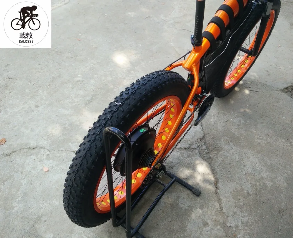 Kalosse E-велосипед электрический велосипед для зимы гидравлические тормоза M4000 27 скорость 60V 1500 Вт Электрический пляжный велосипед