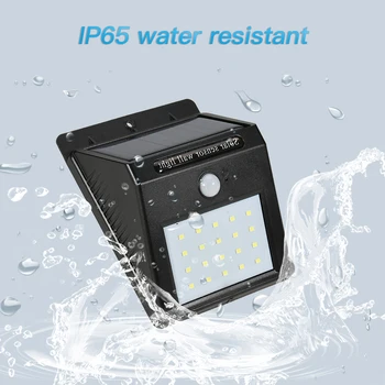 

20 LED Solar Light Outdoor Solar Lamp Sensor Wall Lights Waterproof Solar Powered Sunlight for Home Garden Wedding Decoration