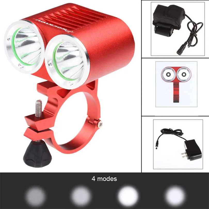 2000LM CREE XM-L T6 LED Bike Light Bicycle Torch Headlight +4400mAh Battery Pack A30 2000LM CREE XM-L T6 LED Bike Light Bicycle Torch Headlight +4400mAh Battery Pack A30