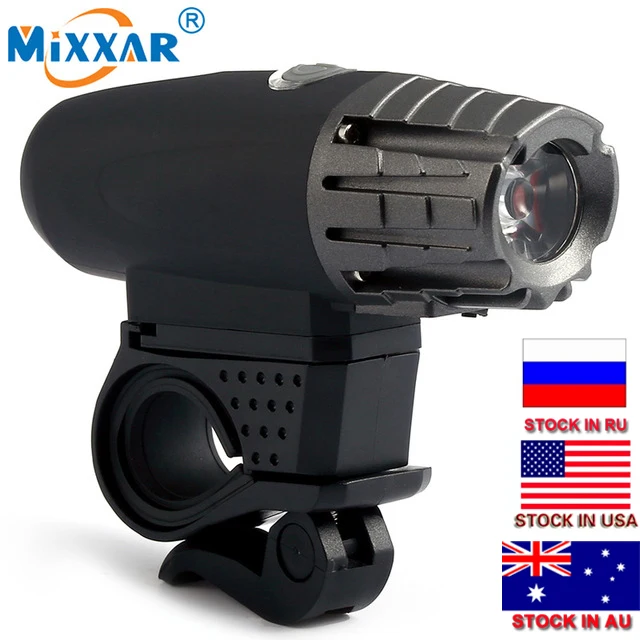 

LED USB Rechargeable Bike Light Front Handlebar Cycling Light Flashlight Torch Bicycle Light Accessories Built-in Battery
