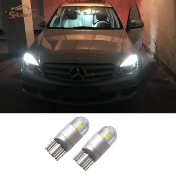 

2x T10 W5W LED Car Interior Parking Lights For Mercedes Benz w211 w203 w204 w210 w205 w202 w220 w124 w164 w219 W17 C E SLK GLK