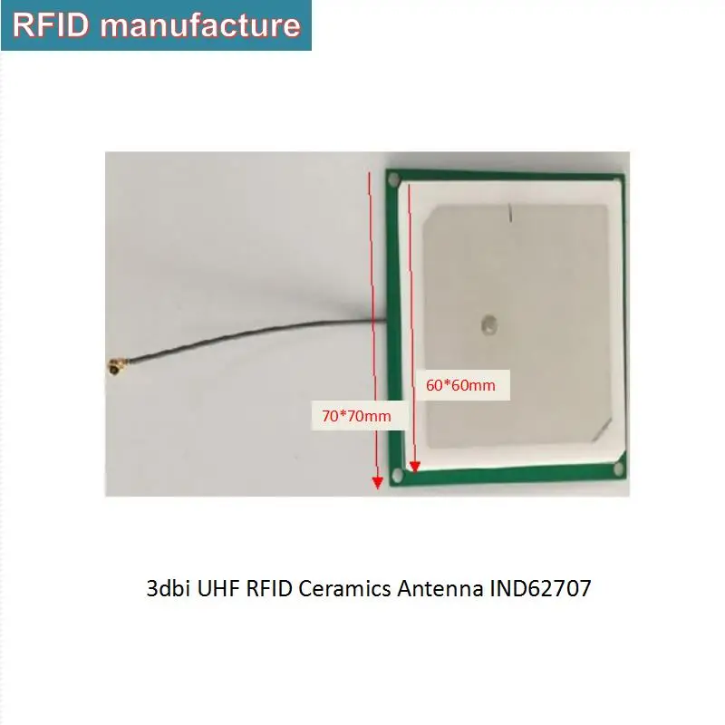 3dbi ceramic antanna Iso18000 860 МГц 960 МГц uhf rfid 5dbi керамики антенна для tcp ipuhf rfid дальномер управления запасами Встроенная система - Цвет: 3dbi ceramic antanna