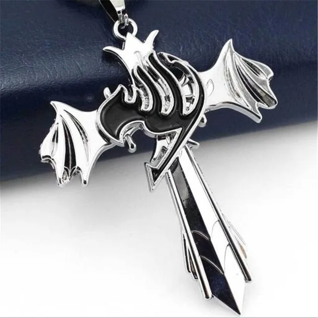 Fairy Tail Silver Pendant Necklace