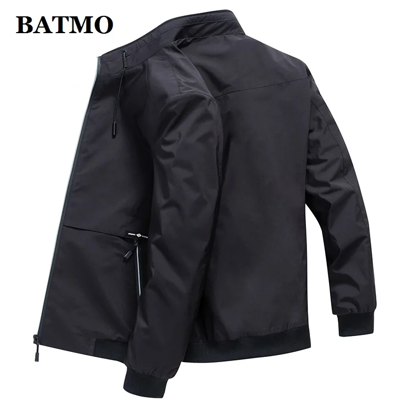 BATMO Новое поступление весна Высокое качество повседневные куртки для мужчин, мужская подставка куртки с воротником, большие размеры M-4XL 1923