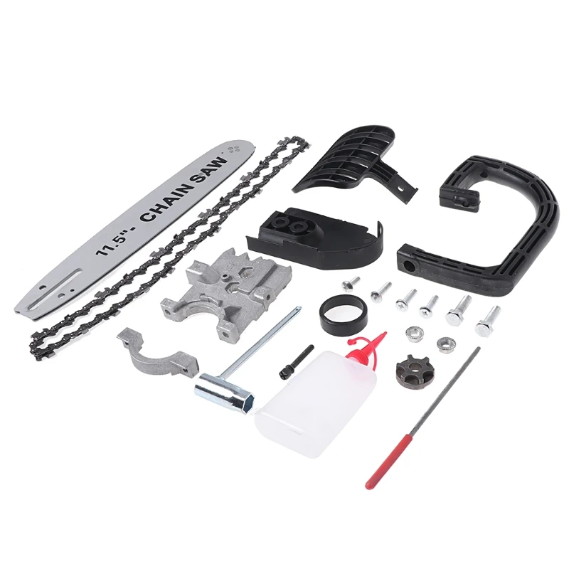 

Newest DIY Electric Saw Chain Chainsaw Stand Bracket Set Wood Cut For Angle Grinder