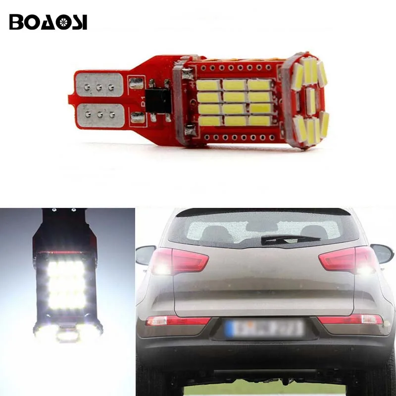 

BOAOSI 1x T15 W16W LED Chip Canbus no error Rear Reversing Tail Light lamp for kia rio sportage k2 k3 k4 k5 cerato sorento soul