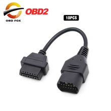 10 шт./лот для MAZDA 17 Pin 17Pin штекер OBD OBD2 OBDII DLC 16 Pin 16 Pin женский автомобильный диагностический адаптер для прибора