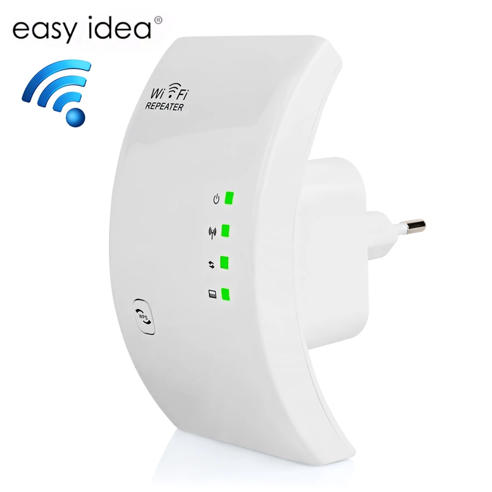 Easyidea WiFi повторитель беспроводной усилитель WiFi 300 Мбит/с Wi Fi Exender 2,4 г точка доступа Wi-Fi усилитель сигнала Диапазон WiFi усилитель