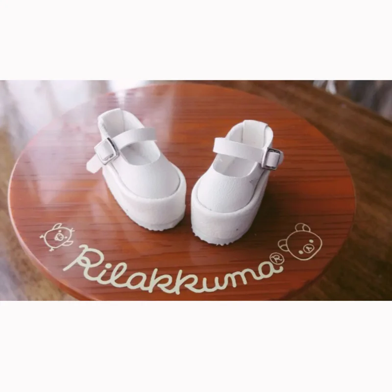 1 пара модных кукол кожаные туфли на платформе для Blyth pulгуб Licca Azone|leather flat shoes|leather