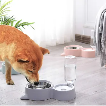 

Cat Bowl For Small Medium Large Dog Drinking Bowl Water Dispenser for Cat Automatic Drinker Pet Feeder Cat Food Bowl