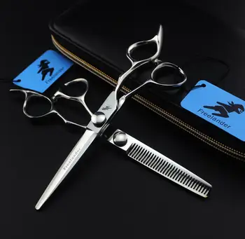 

6" Japan 440C Barber Shop Hairdressing Scissors Japanese Cutting Shears Thinning Scissors Professional Hair Scissors