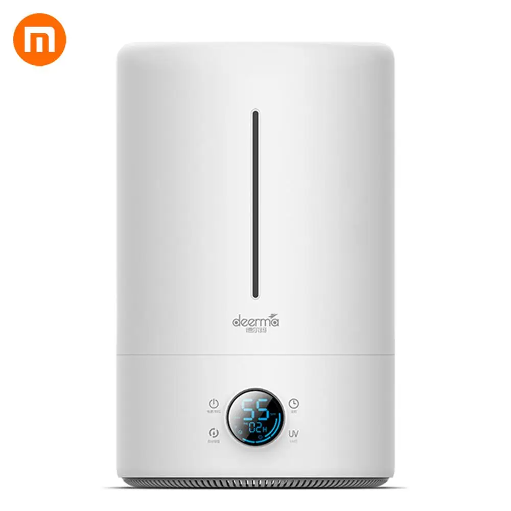 

Newest Xiaomi Deerma 5L Air Humidifier Touch Version Smart Constant humidity UV LED 12H Timing Quiet Air Purifying for Air