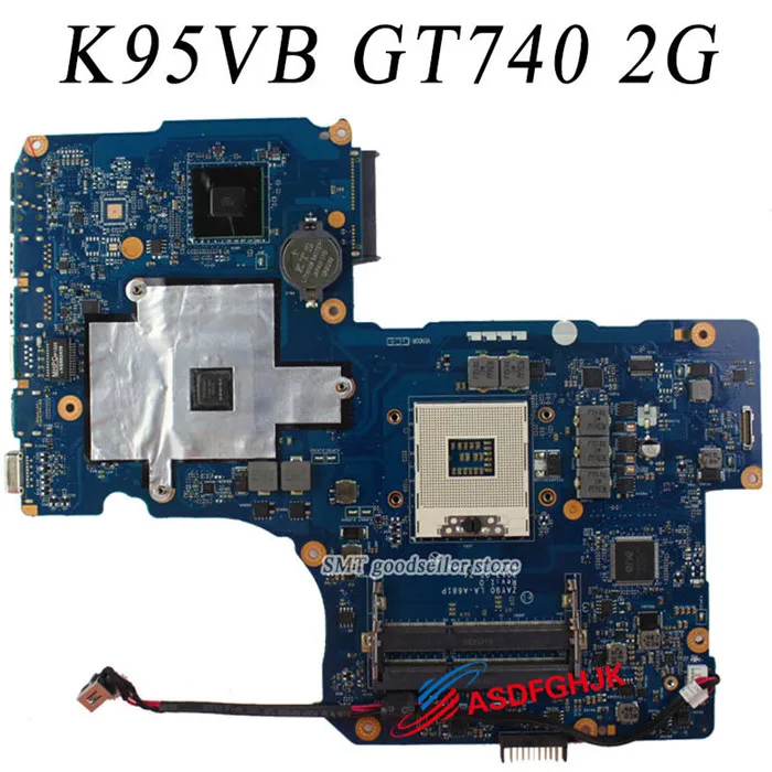  K95VB Motherboard for ASUS R900V K95V A95V K95VM ZAY90 LA-A681P Mainboad GT740M fully tested