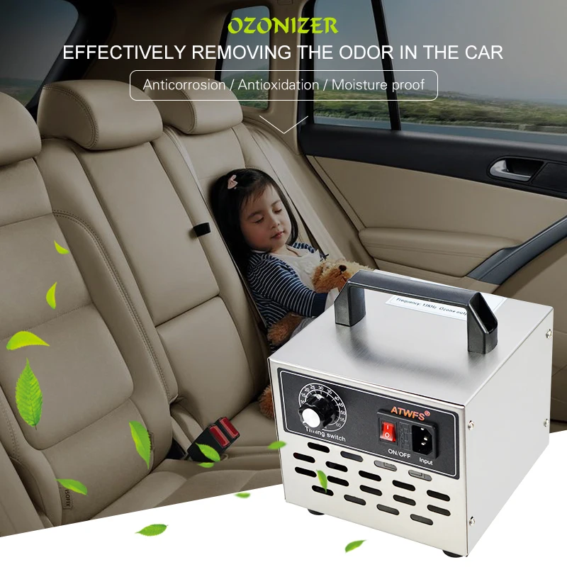 12 В автомобиля озона генератор источник питания озонатор очиститель воздуха 5 г озонатор удалить запах стерилизатор с переключатель