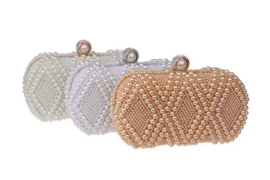 Luxy Moon Beaded Bridal Clutch Abendtasche. Verfügbare Farben