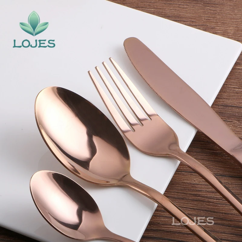 Rose-Gold-Titanium-Coating-Stainless-Steel-Cutlery-Set-Teaspoon-Dinner-Fork-Knife-Western-Tableware-Dinnerware-Kitchen (5)