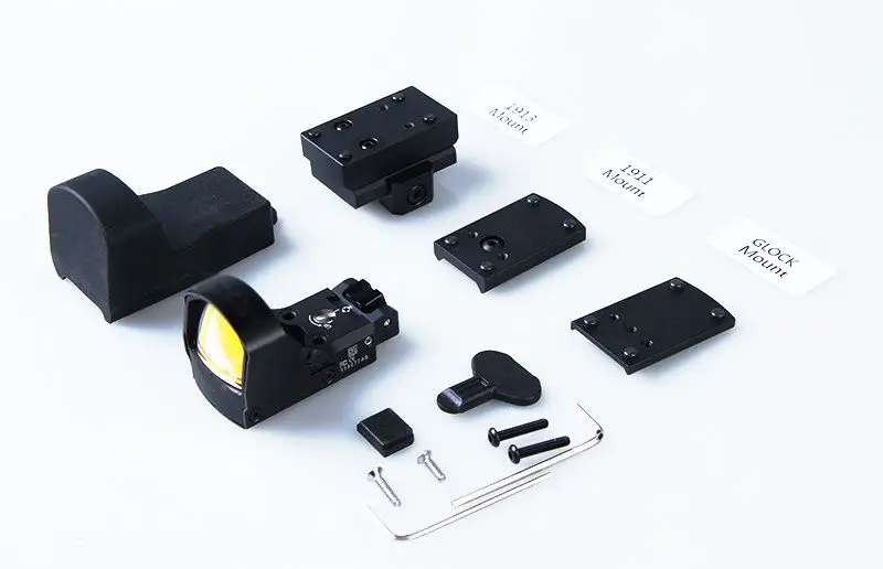 

Tactical Gear LP Style DP-Pro Red Dot Sight With the 1911,1913 And Glock Mount Hunting Rifles Scope Gun-Sight rifle Accessories