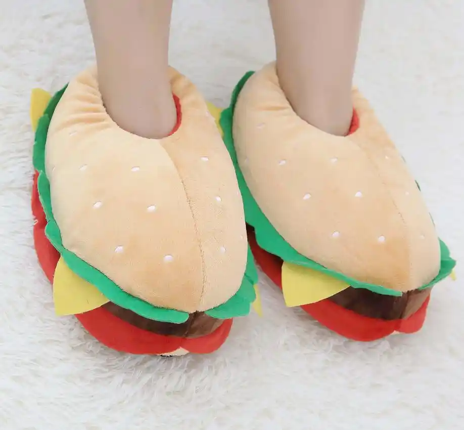 hamburger slippers