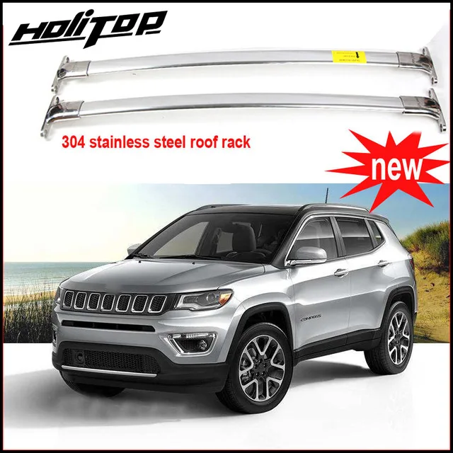 New arrival roof rail/rack luggage bar cross bar for Jeep Compass 2016