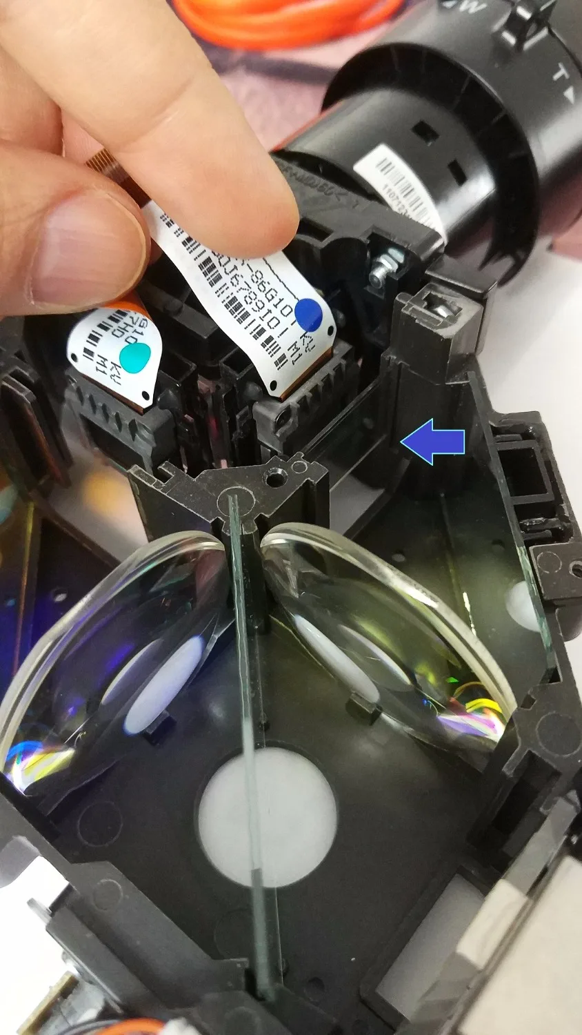 Синий поляризатор/поляризатор для проектора EPSON EH TW450|Аксессуары проекторов| |