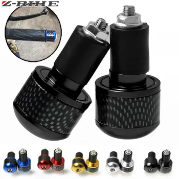 

ZRIHE New Arrival 7/8'' 22 MM Motorcycle CNC Billet Handlebar Grips Bar Ends Slider for Honda Yamaha Kawasaki z750 dirt bike