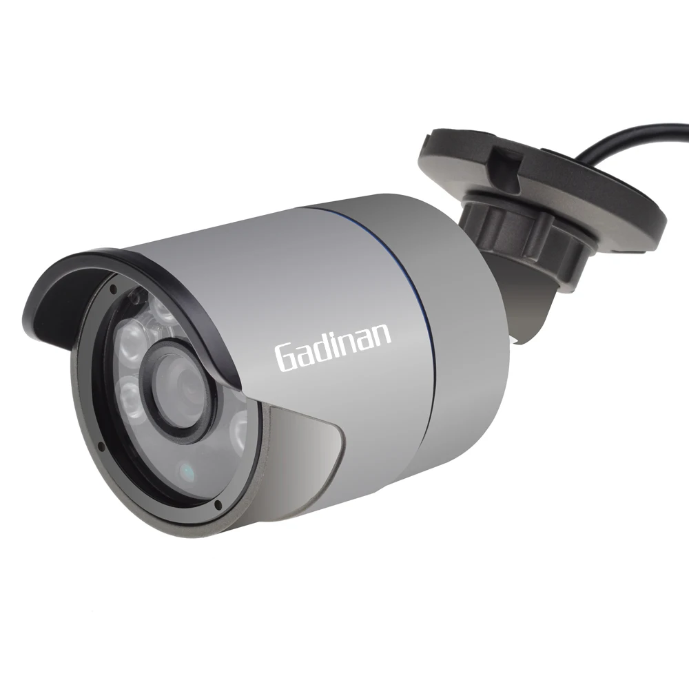 GADINAN Full HD 48 В PoE IP камера 720P 960P H.264 1080P H.265 наружная цилиндрическая камера безопасности ONVIF 2,0 IP66 Водонепроницаемая камера 3,6 мм объектив