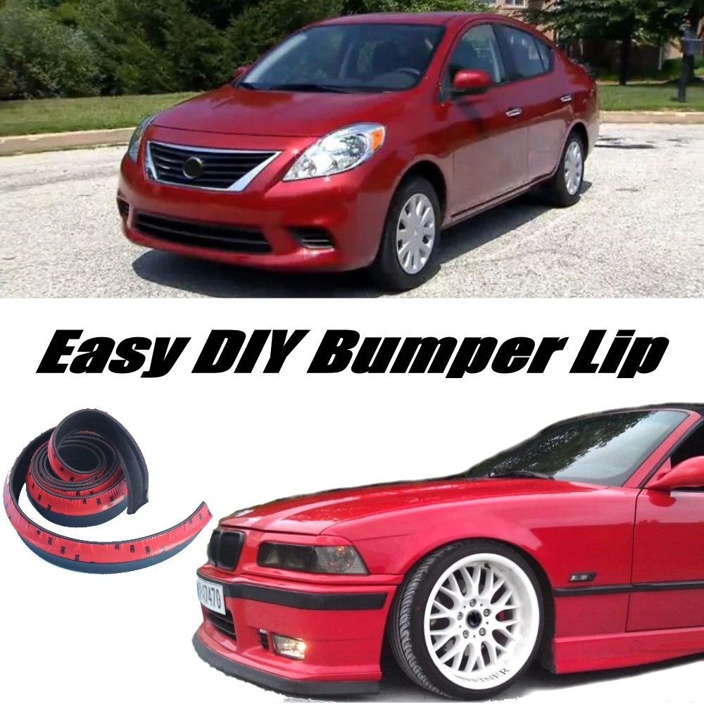 

NOVOVISU Bumper Lip Deflector Lips For Nissan Sunny B14 B15 N16 N17 Front Spoiler Skirt For Tuning View / Body Kit Strip
