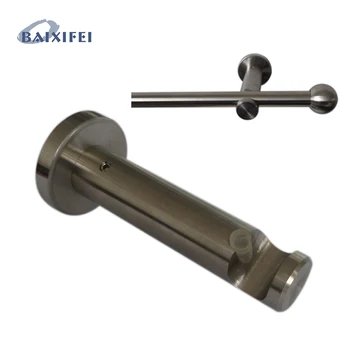 

2 Pcs D12mm Curtain Rod Decorative Bracket Open, Curtain Accessories Bracket for Window Decoration