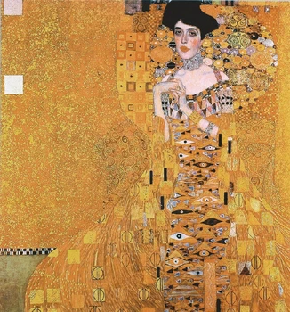 

Canvas prints famous picture Beautiful Oil painting Gustav Klimt - Lady Portrait of Adele Bloch-Bauer canvas