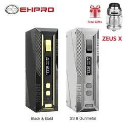 Бесплатно Zeus X RTA Ehpro холодная сталь 200 TC коробка мод w/200 W Макс выход без 18650 батареи мод коробка Vape испаритель VS Drag 2/Aegis Solo