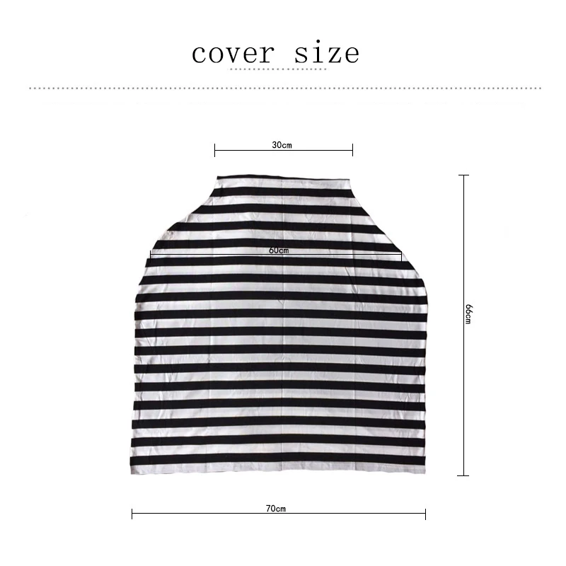 Baby Car Seat Cover Nursing Breastfeeding Privacy Cover Baby Scarf Infant Car Seat Stroller Breast Feeding Scarf Nursing Covers (1)