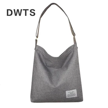 

Canvas Bags for Women 2018 Totes Large Capacity Casual Messenger Bags Luxury Handbags Women Bags Designer Bolsa Feminina