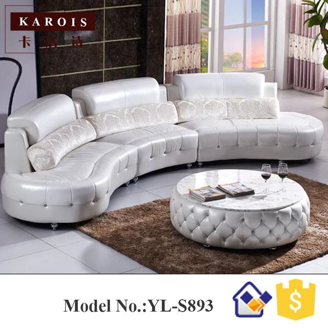 Black Diamond Inlaid Europe Lots Half Moon Leather Sectional Black Diamond Inlaid Europe Lots Half Moon Leather Sectional Sofa Clic Furniture 3s