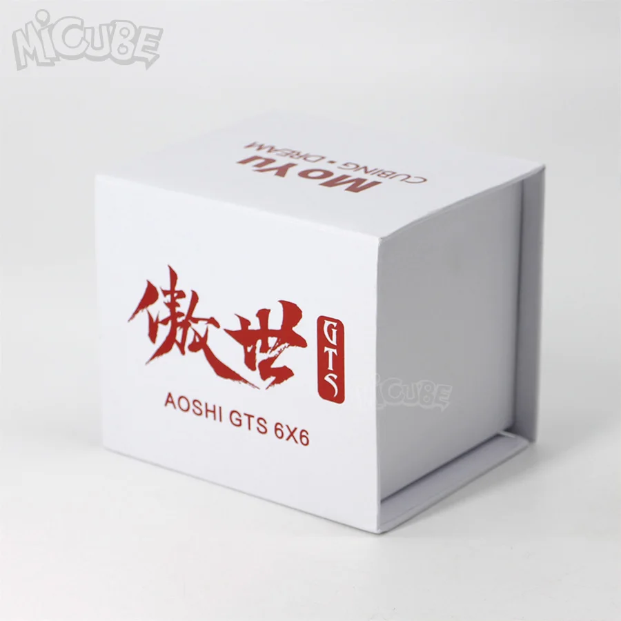 Moyu Aoshi GTS 6x6 куб скорость 6 слоев 65 мм черный/не липкий мини пазл Cubo Magico 6x6x6 6*6