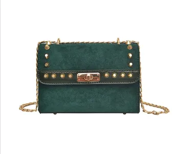 

New Luxury Rivet Design Women Handbag Fashion Shoulder Bag Brand Leather Messenger Bag FlapClutch Purse Female Sac A Main blosa