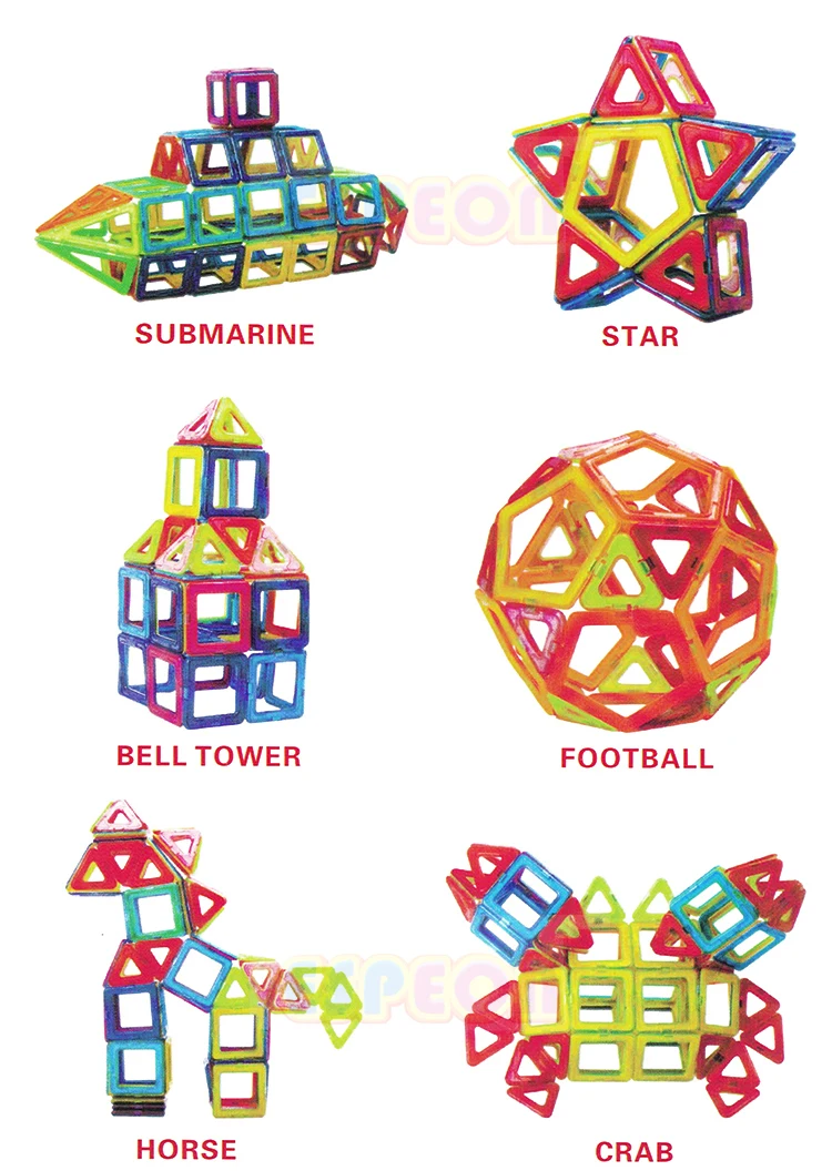 Espeon 77 шт. нормальный размер детские игрушки Магнитные кирпичи обучающая Магнитная дизайнерская игрушка квадратный треугольник 3D DIY строительные игрушки
