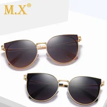 Новинка, роскошные поляризованные женские солнцезащитные очки, модные круглые Женские винтажные брендовые дизайнерские женские солнцезащитные очки "кошачий глаз" s1989