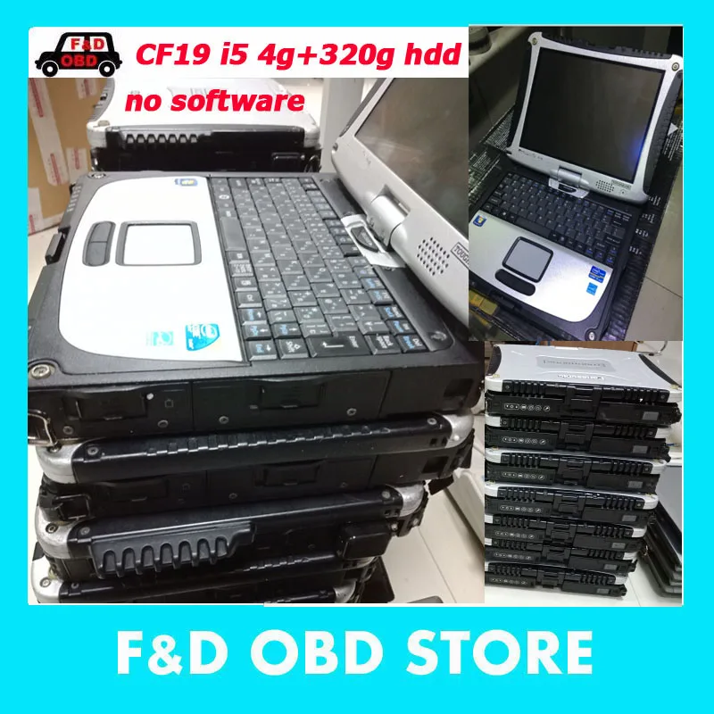 

CF19 i5 4g ram laptop and 320g hdd no software one year warranty Panasnic military Toughbook for mb c4/c5 in stock fast shipping