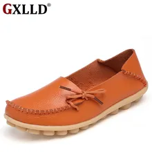 2017 Moccasins Women’s Soft Leisure Flats Female Driving Shoes Loafers Mother Casual Shoes Fashion Woman Genuine Leather Shoes