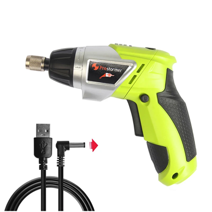 

PROSTORMER 3.6V Cordless Electric Screwdriver Multifunction USB Charger Electric drill Lithium battery Rechargeable Power tools