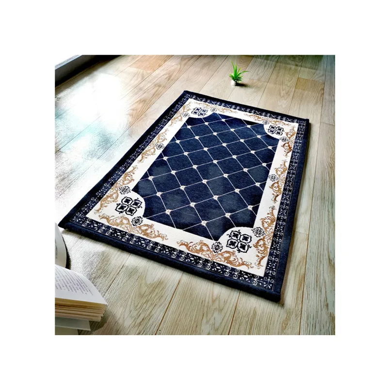 Европейский жаккардовый Коврик для прихожей многоразмерные кухонные ковры напольный коврик для гостиной прямоугольный ковер домашний Декор коврик для кухни - Цвет: dark blue