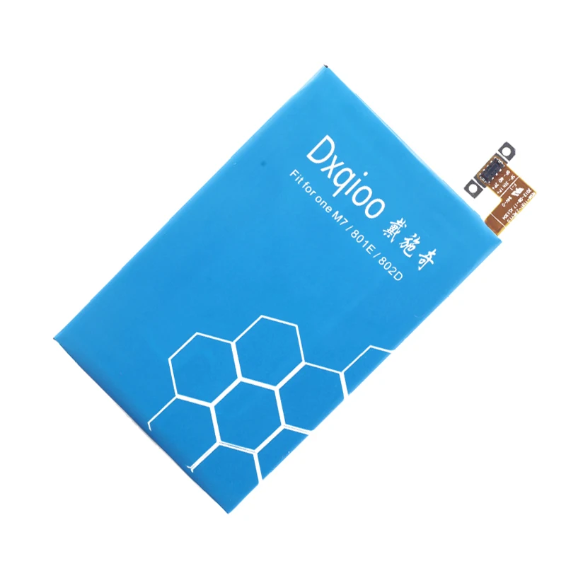

Dxqioo 2300mah mobile phone battery for HTC 801E 801S ONE M7 802D 802W 802T HTL22 ONE J BN07100 batteries