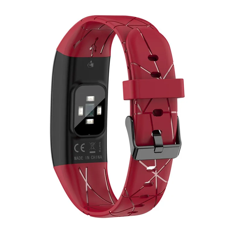 0.96 Inch TFT LCD Color Screen Smart Watch Blood Pressure Heart Rate Monitor Sleep Sports Fitness Tracker USB Charging 40AP1016