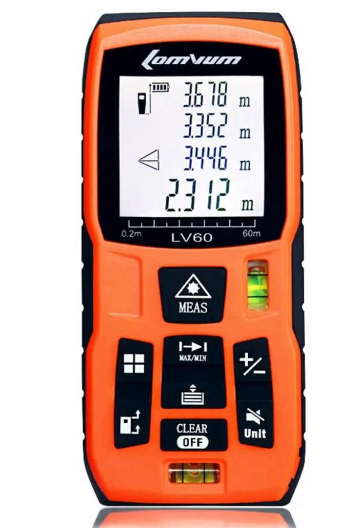 Optical rangefinder 40 metres high precision infrared measuring