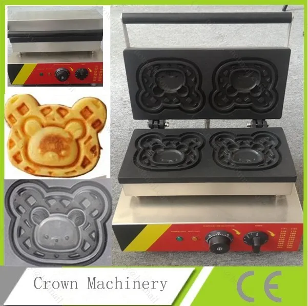 

Commercial Electric Bear Waffle Baker Maker Machine