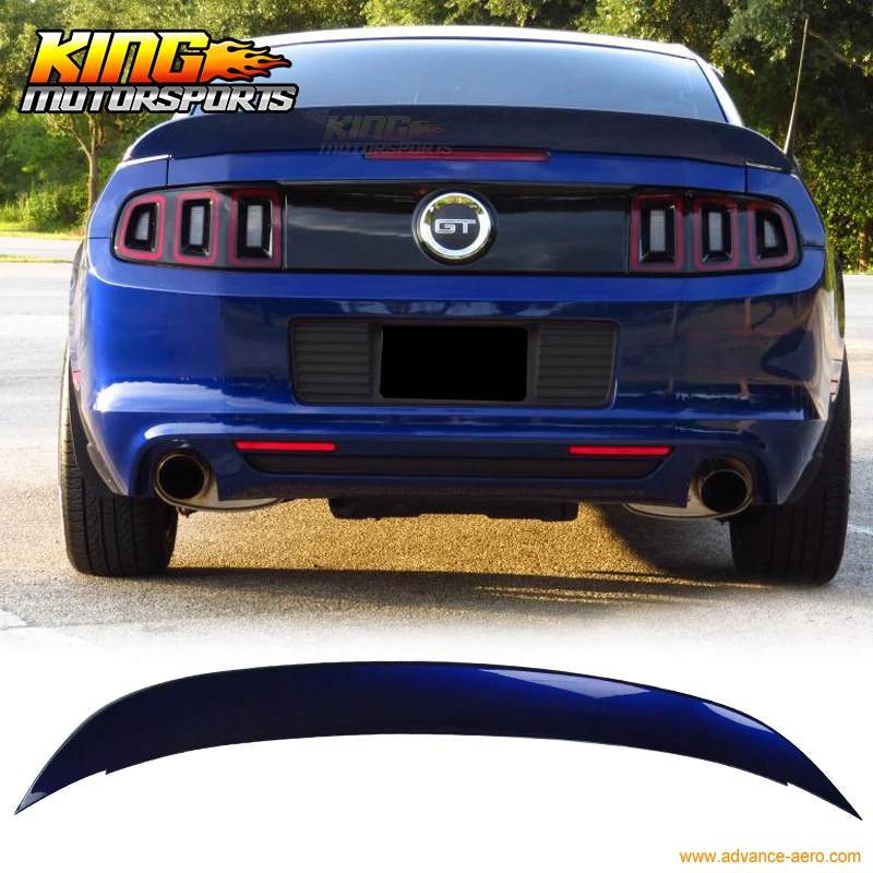 

For 2010 2011 2012 2013 2014 Ford Mustang D Style Trunk Spoiler OEM Painted Match Kona Blue # L6