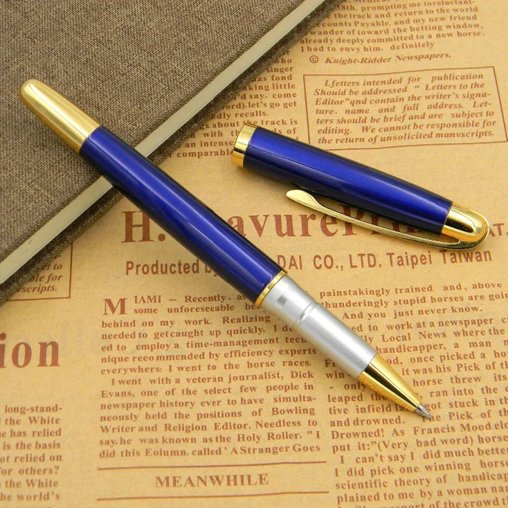 JINHAO синяя или черная Золотая Подарочная шариковая ручка|pen pen|pen blackpen rollerball |