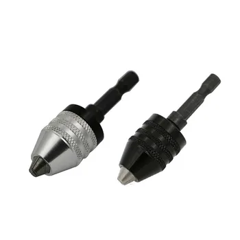 

1Piece Universal Jaw Conversion Chuck 0.3-6.5mm Hexagonal Shank Pushed Back Mini Chuck Electric Drill Accessories For Power Tool