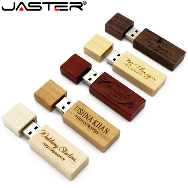 

JASTER (5 PCS free LOGO) Wooden bamboo usb disck usb flash drive Memory stick pen drive pendrive 8GB 16GB 32GB 64GB