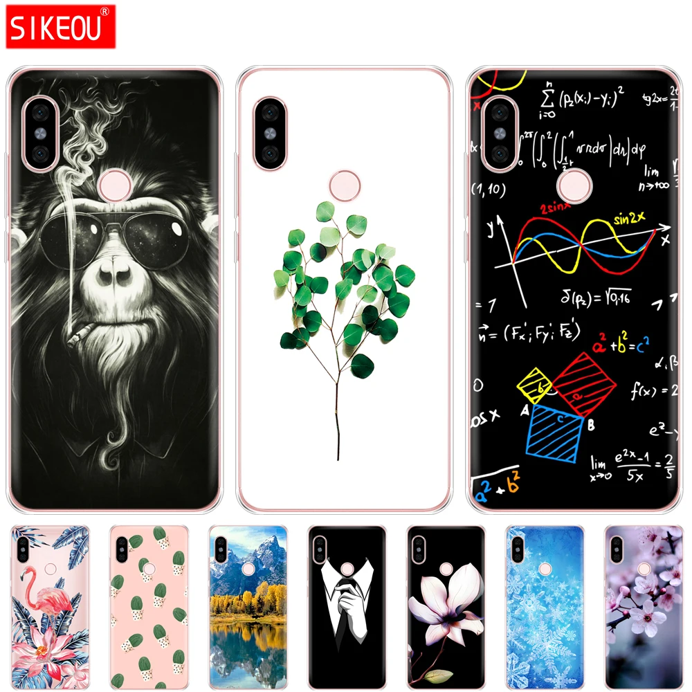 Силиконовый чехол для Xiaomi Redmi Note 6 Pro 26 '' мягкая задняя крышка из ТПУ чехлы Note6